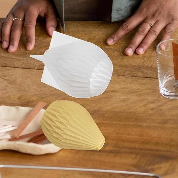 Kreativ DIY silikonform for pæreformet duftlys, trygt og luktfritt materiale