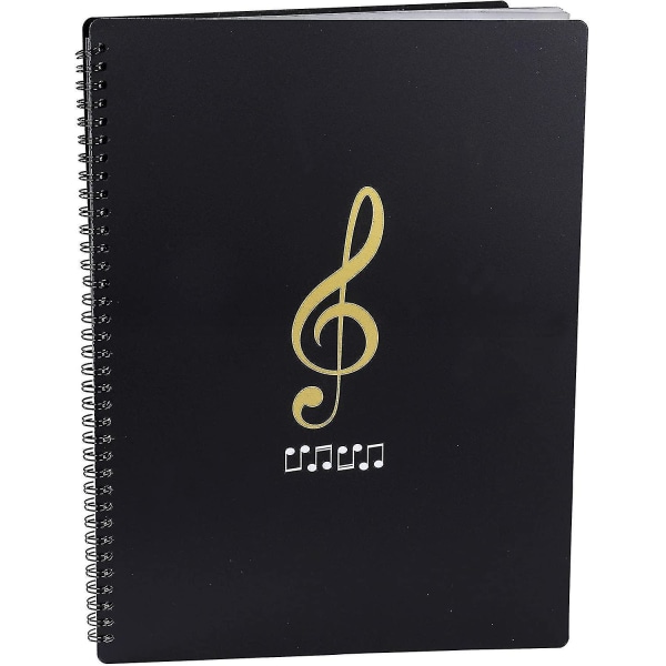 Music Folder For Sheet Music While Playing A4 Size Paper Documents Holder Storage 30 Pockets Clef