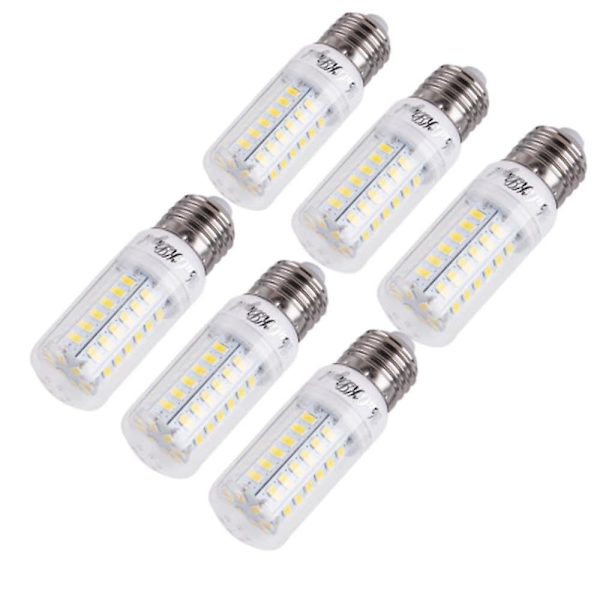 6-pack 15W LED-majslampa 1350lm E14 E26 E27 56 LED