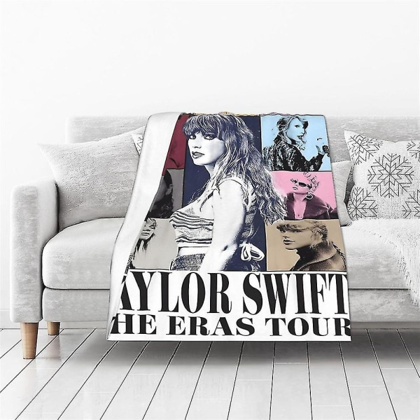 Taylor Swift The Eras Tour Teppe Koselig Myk Varmt Teppe For Soverom, Sofa, Festdekorasjon Gave 70*100