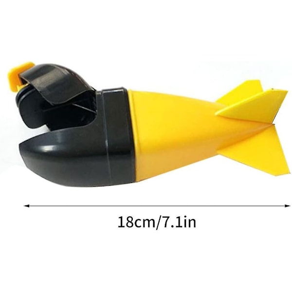 Bait Rocket Feeder Fiske Spomb Raket Flytande Betehållare Karpfiske Tillbehör