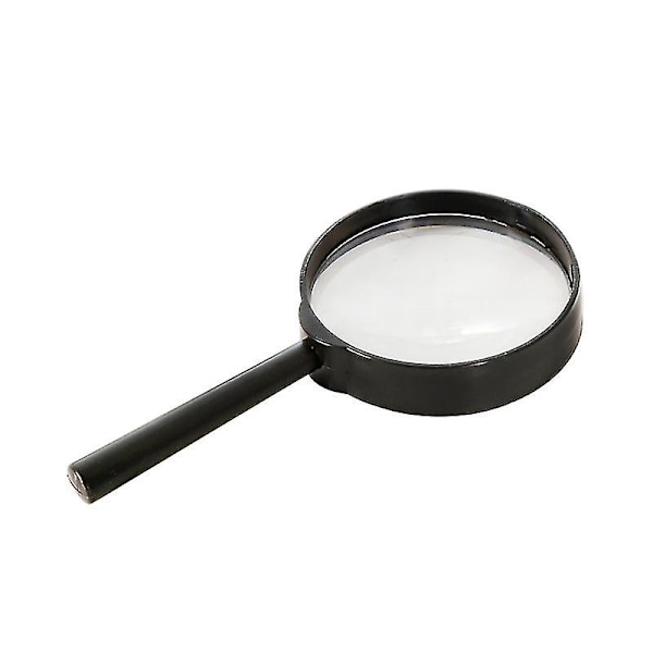 Käsikäyttöinen suurennuslasi | 5x suurennos, musta (2 kpl)