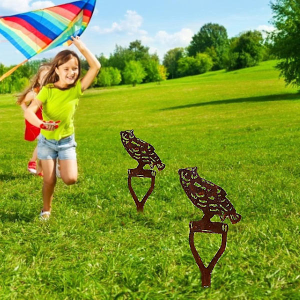 Rustne Metaldyr - Jern Og Rustne Dyresilhuetter - Kunstneriske Metaldyrestatuer Havepynt