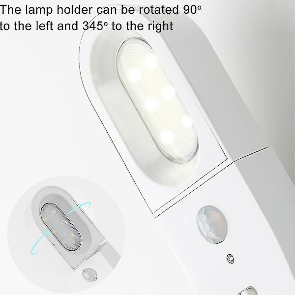 Menneskekroppsensor Lys LED Strømsparende Nattelys