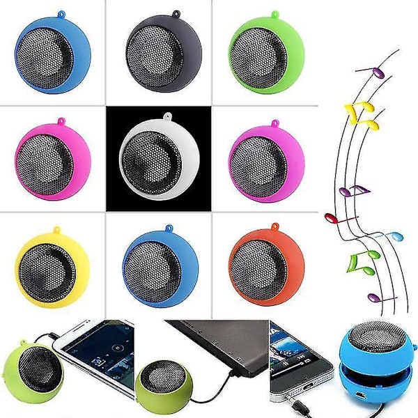 Bærbare Mini 3,5 mm Jack Hamburg Plug-in Lydhøyttalere
