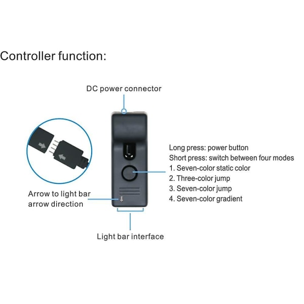 LED Smart Strip Lights RGB Musikk Synkronisering Fargeskiftende Lys