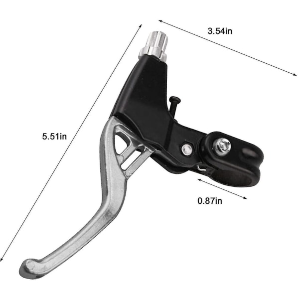 22mm Diameter Sykkelbremsehåndtak, Universal Aluminium Legering Mtb Bremsespaken