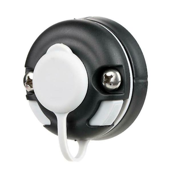 Kajak Flagstang Base Rail Mount Udskiftning Til Marine Yacht Fiskeri Båd Kano. (sort+hvid) 1 stk)