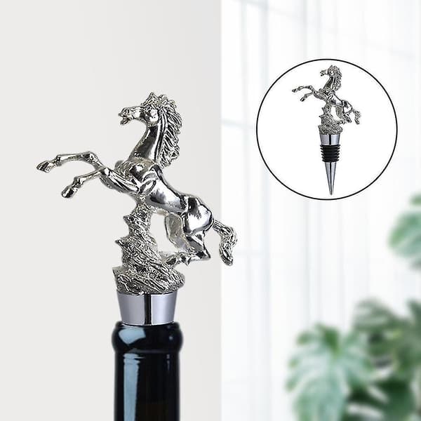 Kreativa Djurformade Rödvinsproppar Förseglade Färska Vinflaskor (2-pack)