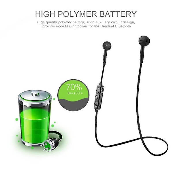 BT66 Bluetooth-kuulokkeet Urheilu Langattomat Stereo Kuulokkeet