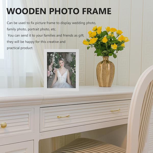 Bilderamme i heltre, dekorativ, solid struktur, elegant for rom