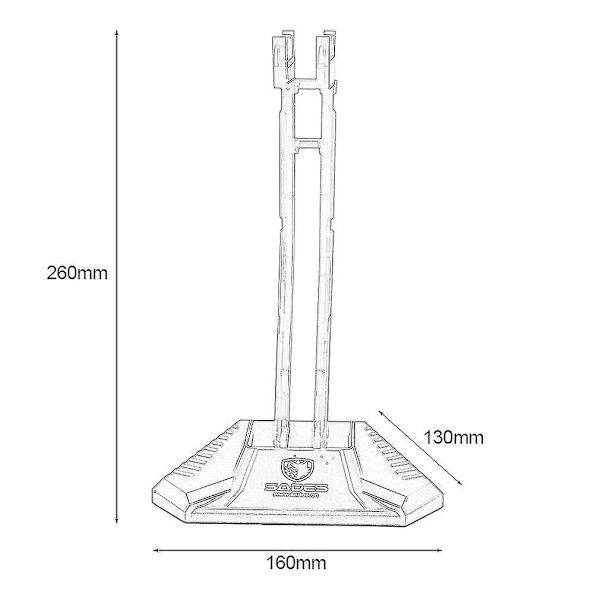 Universal Hodetelefonholder Stativ