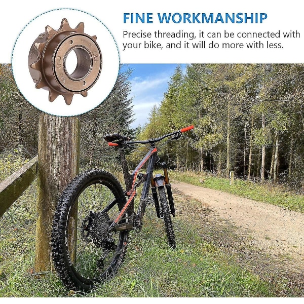 Cykel stål indvendig diameter 34mm 12 tands svinghjul 12t stort hul svinghjul 12 tand frihjul tilbehør