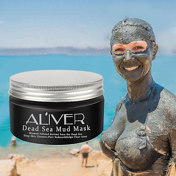 Döda Havets Lera Mask Renande Fuktgivande Minskar Porer