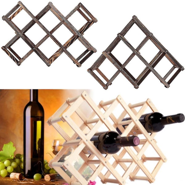 Wooden Red Wine Rack Bottle Holder Kitchen Bar Shelf