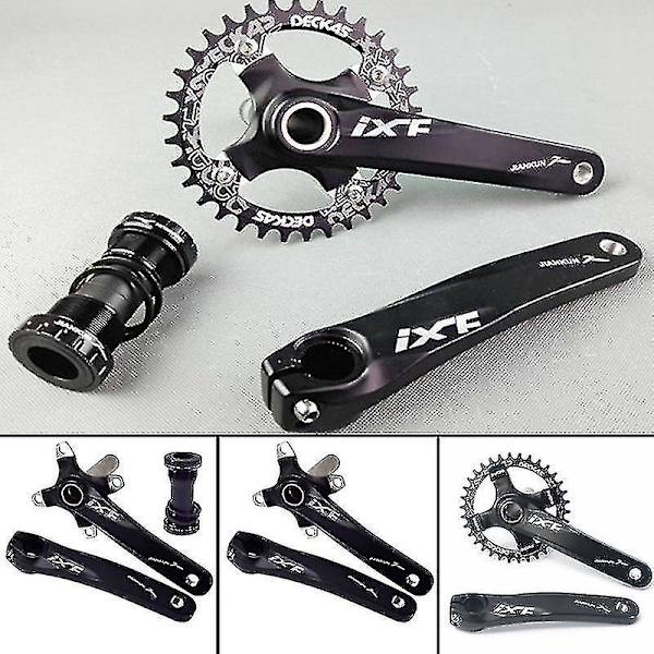 Sort Krankarm 6,7 tommer Reservedel Ixf Mtb Landevejscykel