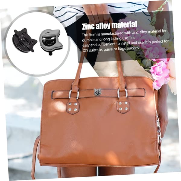 5 st TSA-godkända bagagelås Låsspännen Spänne Hasp för handväskor, crossbody-väskor, axelväskor