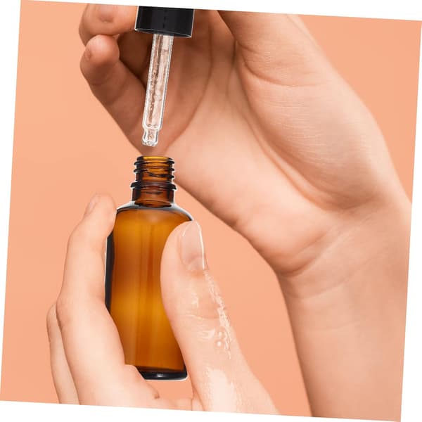 10 stk. æterisk olieflaske glasdråbeflasker til oliedispenser og rejseparfume