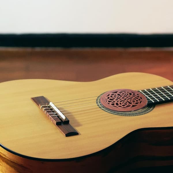 Trä Ljudhålsskydd Akustisk Gitarr Trä Ljudhålsskydd