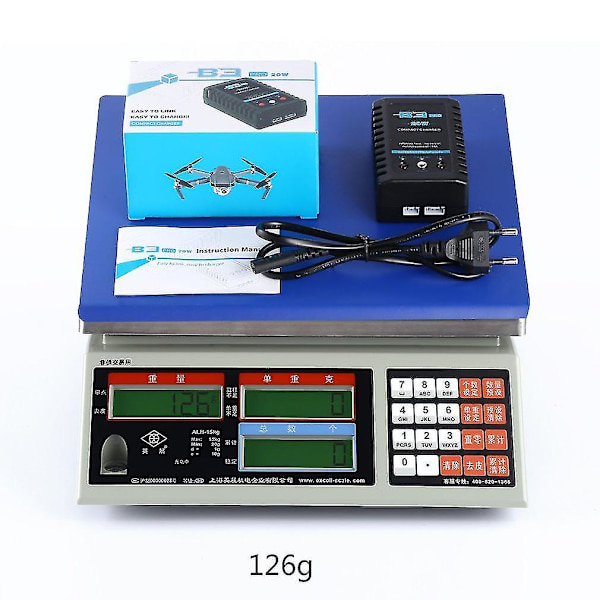 RC B3 20W 2S-3S Lipo-akun tasapainotusklatsi