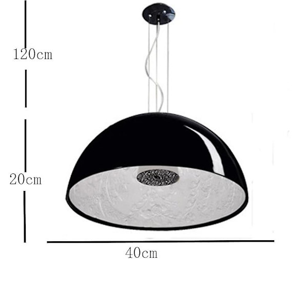 40cm Hänglampa i Metall, Modern Design, 220-240v