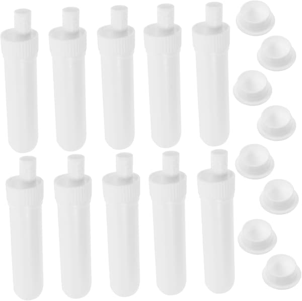 40 stk. bærbare aromaterapi-inhalatorer til æteriske olier, tomme pinde af plastmateriale