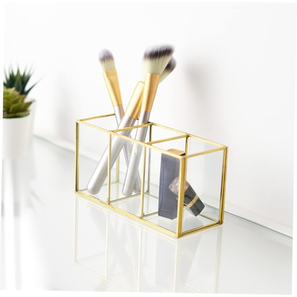 Smykkeskrin Glas Kosmetik Opbevaringsboks Organizer