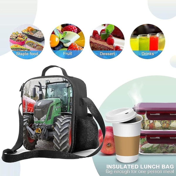 Isolerad Lunchväska Fendt 828 Vario Lunchbox Med Vadderad Isolerad Foder Lunchväska Termisk Kylare Pack