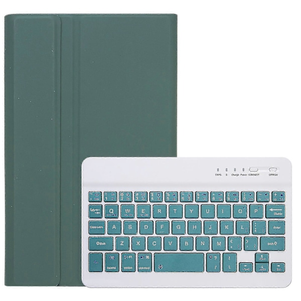 Tastatur+etui til Samsung Galaxy Tab A7 Lite 8.7 T220 / T225 Dark Green