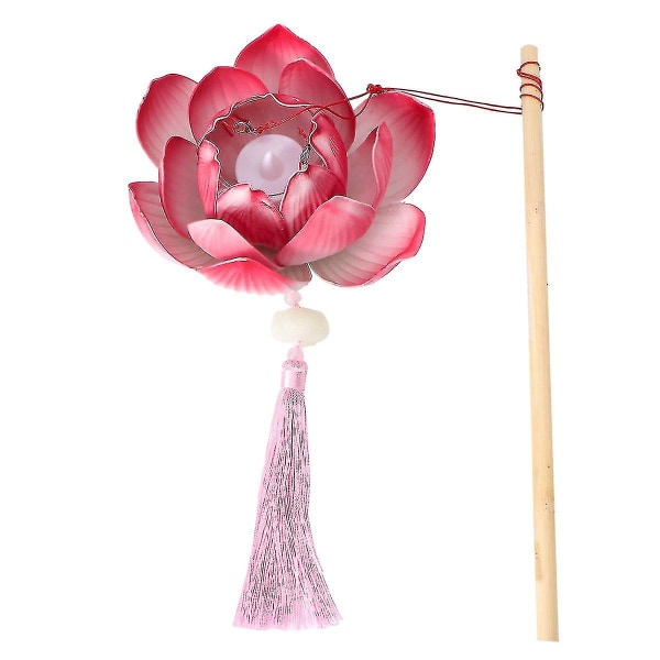 1kpl Kädessä pidettävä Lotus Lyhty Juhlakäsissä pidettävät lyhdyt Hanfu Photo Lotus Lamp Ancient Style Lotus Lamp