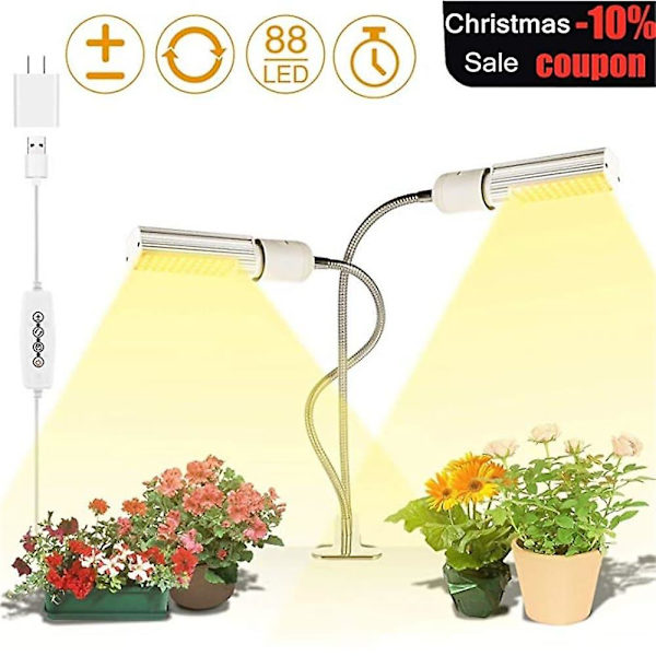 Växthuslampa för inomhusväxter LED Solliknande Fullspektrum 45w