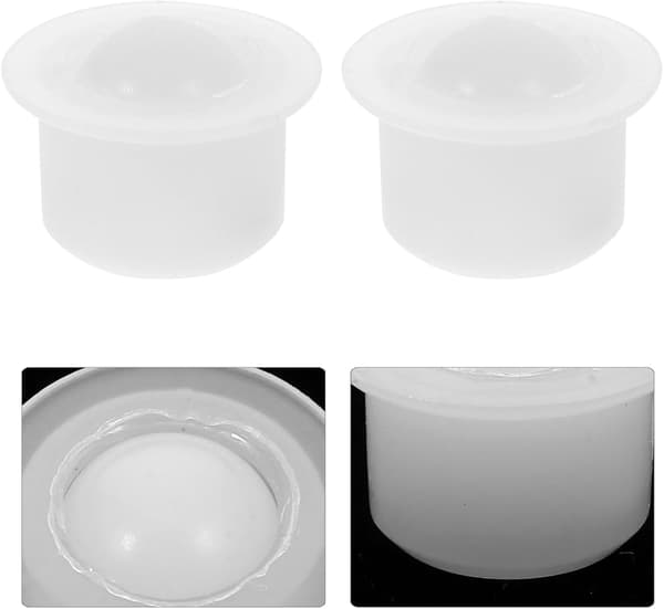 10 stk. nylonkulelager, runde, lite vedlikehold, robust materiale, minirulle