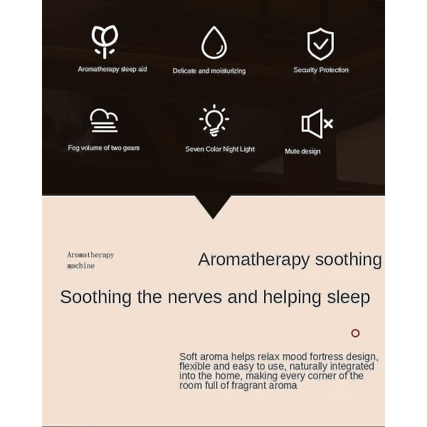 Elektrisk aromaterapi luftfugter Trækornstårn-tema