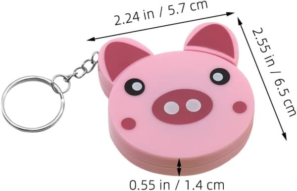 2 st barnmåttband Mini infällbart flexibelt måttband