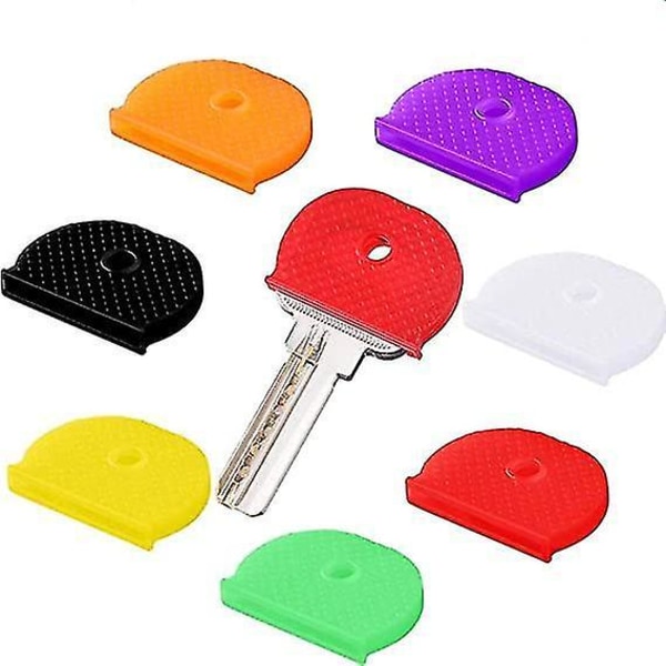 Nøgler Cap Covers 32 Stk Nøgleidentifikator Gummi Fleksible Tags