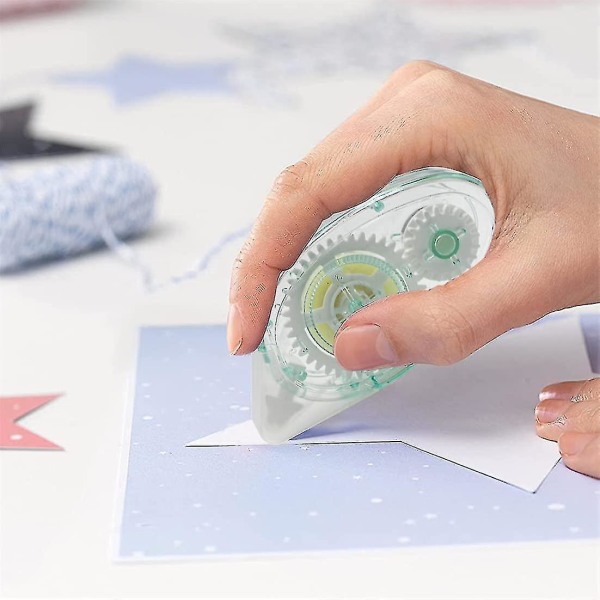 2 kpl Liimapyöriä, Pysyvä Liima Teippi Kaksoispuolinen Scrapbooking-juoksuteippi