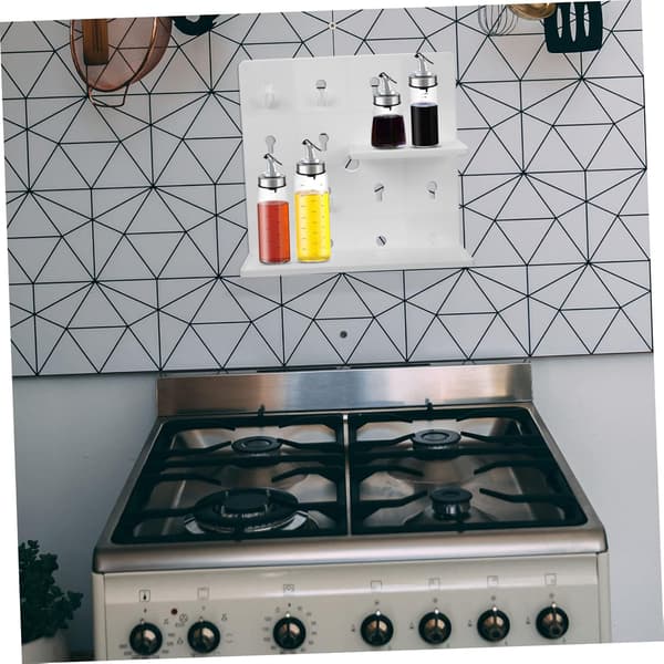 Selvklæbende Pegboard Organizer Væg Pegboard Holder Multifunktionel Opbevaring til Husholdning