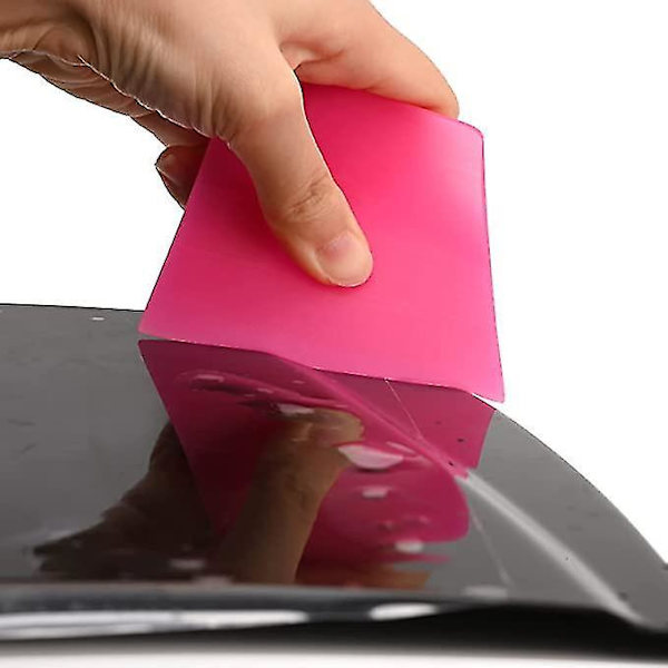 5-delt Squeegee Sæt Film Silikon Blød Wrap Skraber Vinyl