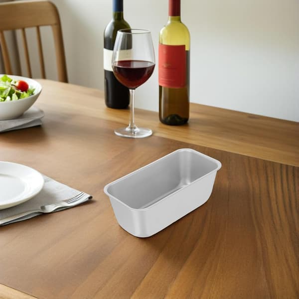 2 stk. non-stick toastplater kakeformer rektangulær aluminiumslegering med jevn oppvarming
