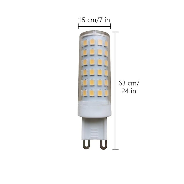 6 stk. G9 7W 78LEDs Spotlight Chandelier Loftlampe