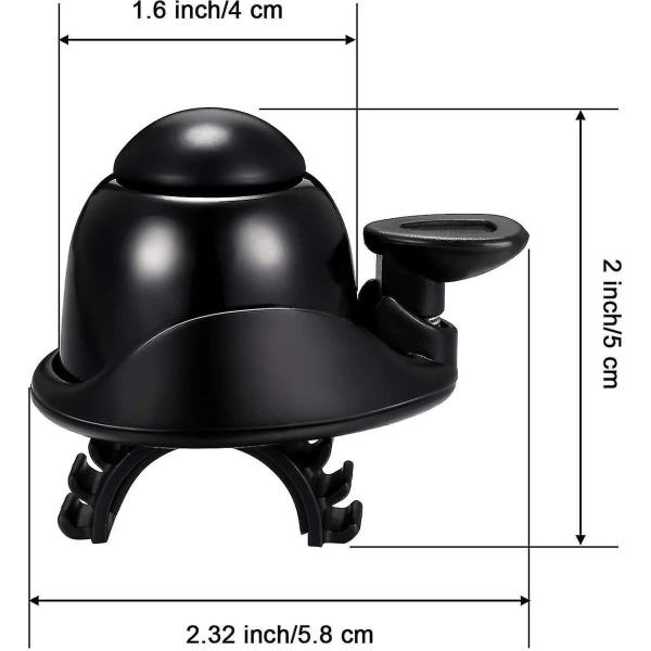 2 stk Justerbare Cykelklokker, Mini Horn med Høj Lyd, Til Børn Vejcykel Sportscykler