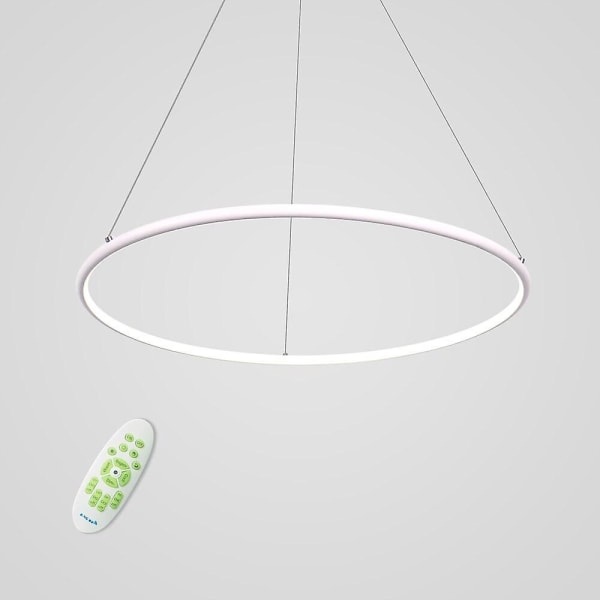 1-lys Led Circular Chandelier Ambient Light Painted Finishes
