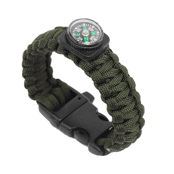 Militær Nød Survival Armbånd Faldskærmsledning Armbånd