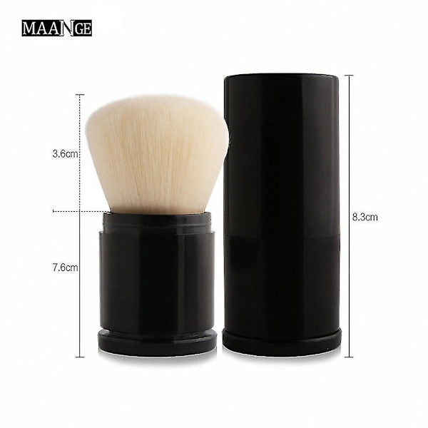Bærbare, innfellbare sminkekoster for foundation og blush