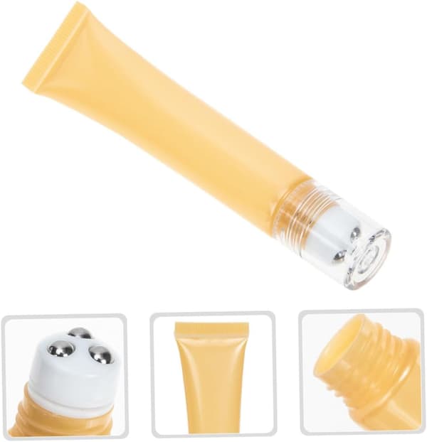 5 st 20g ögonkrämstuber med roll-on, påfyllningsbar kosmetikdispenser