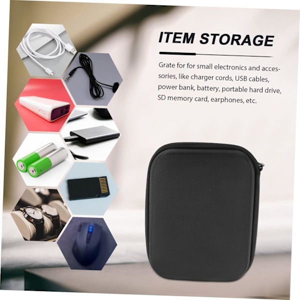 Bärbar Hårddisk och Powerbank Väska Digital Tillbehörsorganisatör
