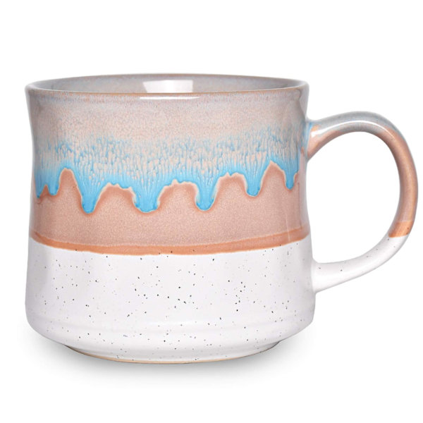 Stor Keramisk Kaffekopp, Stor Tekopp For Kontor Og Hjem, 21 Oz, Oppvaskmaskin- Og Mikrobølgeovnsikker