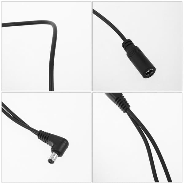 2 stk. gitar skjermkabel patchkabler for gitarpedaler med effektiv dobbel tilkobling
