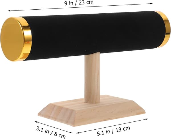 Mångsidig klockdisplayställ 5 st Armbandshållare Stativ Trä Enkellager