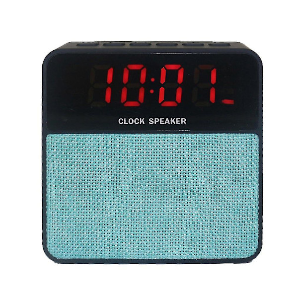 JT2605 Trådlös Bluetooth-högtalare LED-väckarklocka Handsfree